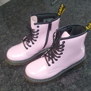 Dr. Martens Air Wair Light Pink Ankle Boots Brand New